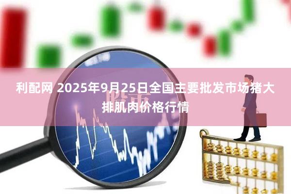 利配网 2025年9月25日全国主要批发市场猪大排肌肉价格行情