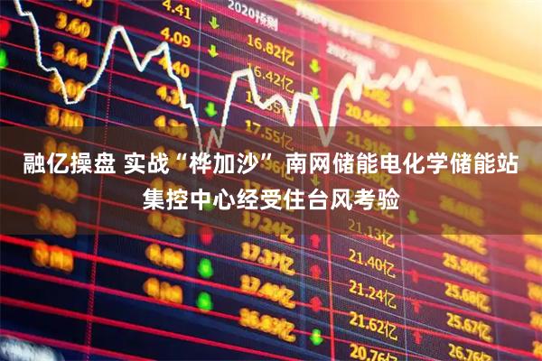 融亿操盘 实战“桦加沙” 南网储能电化学储能站集控中心经受住台风考验